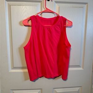 Fabletics Women's Bright Pink Athletic Tank Top
